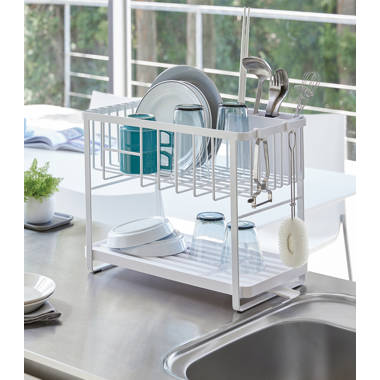 Yamazaki USA Tower Yamazaki Home Dish Drying Rack with Drainage